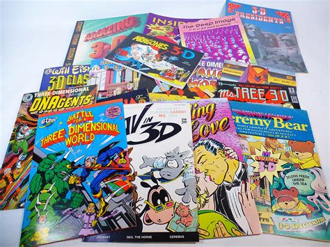 Huge lot of 3D Comics by RAY ZONE and books on 3D comics | AirAuctioneer
