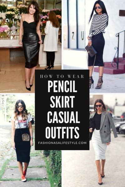 10 Pencil Skirt Casual Outfits Fashionasalifestyle