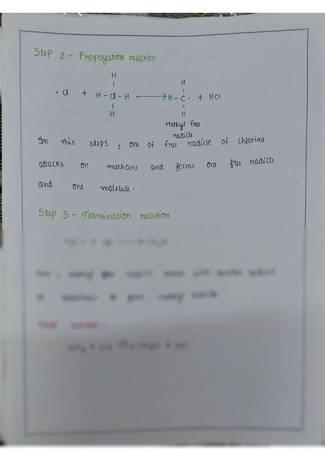 SOLUTION Halogenation Of Alkanes Studypool