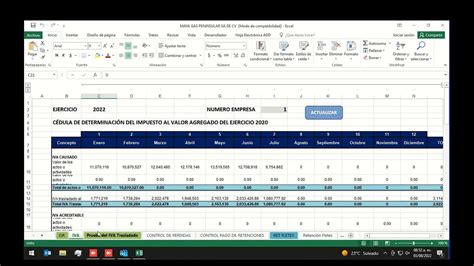 CÁlculo De Isr Iva Y Retenciones Desde La Hoja ElectrÓnica De Contpaqi Contabilidad Youtube