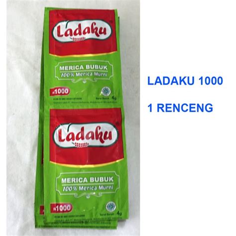 Jual Ladaku Merica Bubuk Renceng Sachet G Ladaku Merica Bubuk Di