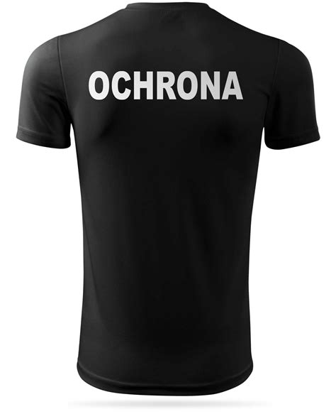 Koszulka Termoaktywna T Shirt OCHRONA Odblaskowo Pl