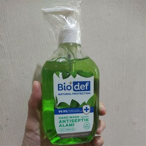 Jual Biodef Natural Protection Hand Wash Botol Ml Shopee Indonesia