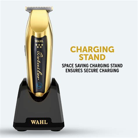 Gold 5 Star Cordless Detailer Barber Cordless Trimmer Wahl Uk