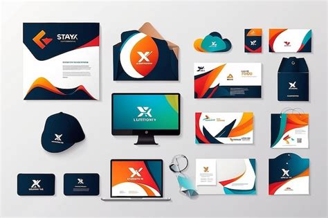 Branding Identity Corporate x Logo Vector Design Template | Premium AI-generated image