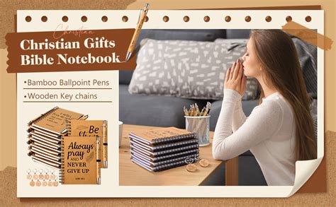 Amazon Qeeenar Pcs Christian Gifts Bible Notebook Employee