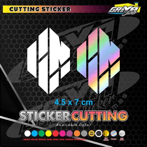 Jual Stiker Logo Pelan Sticker Cutting Logo Pelan Aerox Vario Beat Pcx