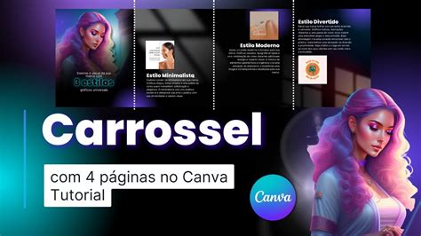 Como Criar Um Post Carrossel Infinito No Canva TUTORIAL YouTube