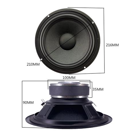 8 Inch 80w 8ohm Mid Woofer Home Audio Multimedia Speaker Woofer Hifi B