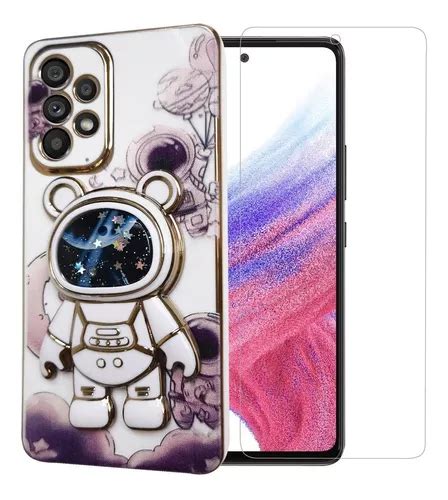 Funda Para Samsung A53 5g Case Astronauta Soporte Mica Meses Sin