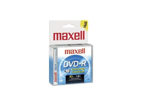 Maxell Gb Mini Dvd R Dl Packs Double Sided Media Model