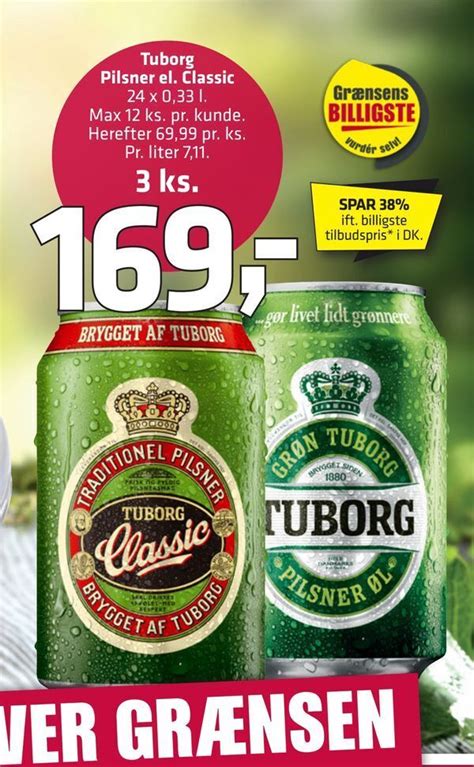 Tuborg Pilsner El Classic Tilbud Hos Fleggaard