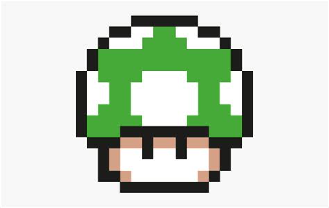 Super Mario Mushroom Pixel Art