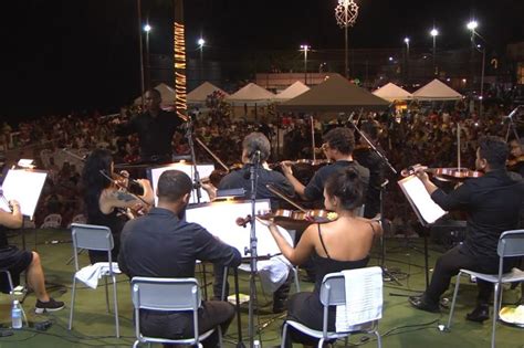 Orquestra Sinf Nica Brasileira Se Apresenta Pela Segunda Vez Na Orla De