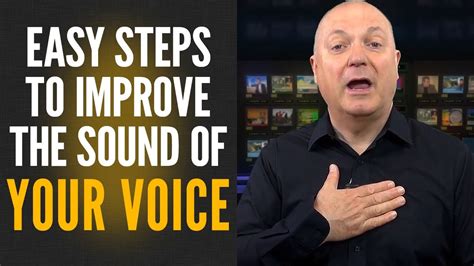 Voice Training Exercise Easy Steps To Improve The Sound Of Your Voice