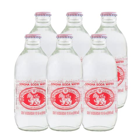 Singha Soda Water 325ml X6