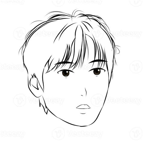 Illustration of a Male Head 27612056 Stock Photo at Vecteezy