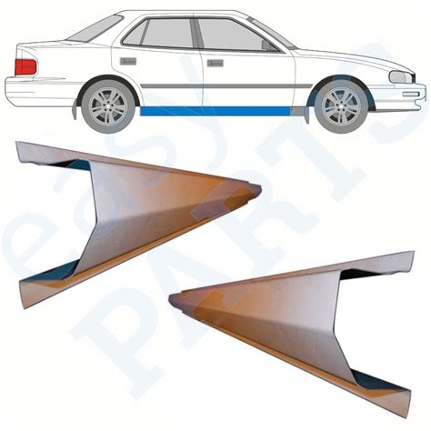 Dorpel Reparatiepaneel Rechts Links Set Toyota Camry