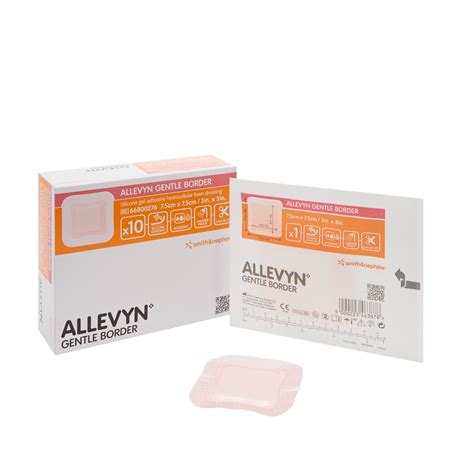 Smith Nephew Allevyn Gentle Border Foam Dressing X Square