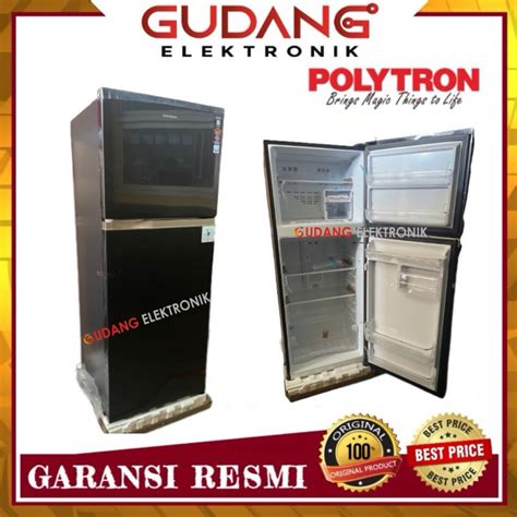 Jual LEMARI ES 2 PINTU POLYTRON PRW 23MN JUMBO SERIES KULKAS POLYTRON