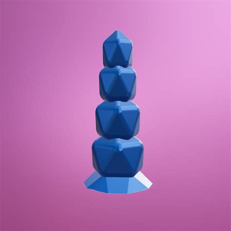 Archivo STL BIG DILDO PLUG ISOMETRIC SEXTOY Modelo de impresión D para descargarCults