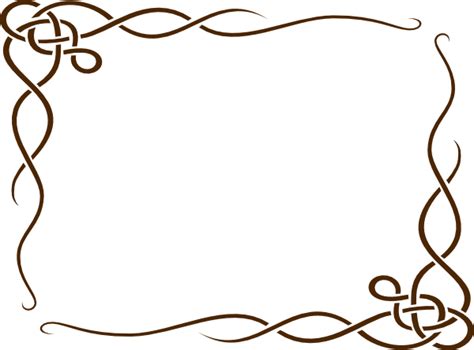 Brown Border Frame Png Photos Png Mart