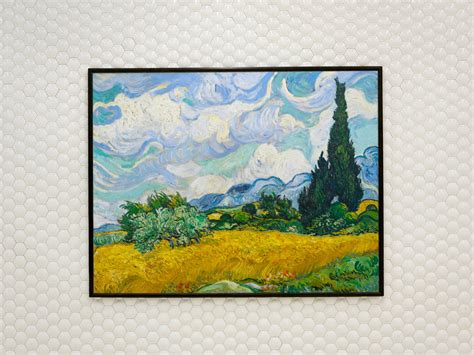 Vincent Van Gogh Wheat Field With Cypresses 1889 - Etsy