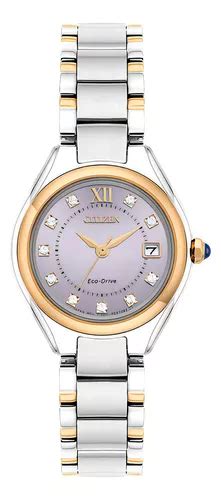 Reloj Citizen Eco Drive Dama Plata Cryst Ew X S Meses Sin