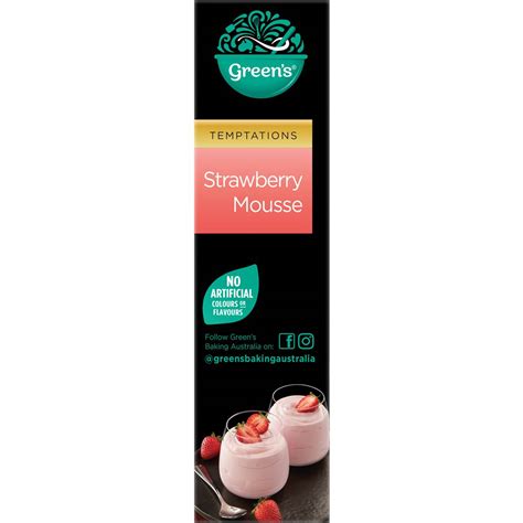 Green S Temptations Strawberry Mousse Mix G Woolworths