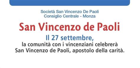 Il 27 settembre si celebra San Vincenzo De Paoli Società San Vincenzo