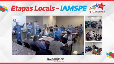 SindSaúde SP realiza Etapas Locais do 13ª Congresso no Iamspe