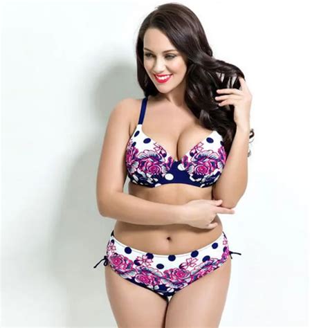 2018 Sexy Brazilian Plus Size Bikini Set Push Up Women Swimwear Gig