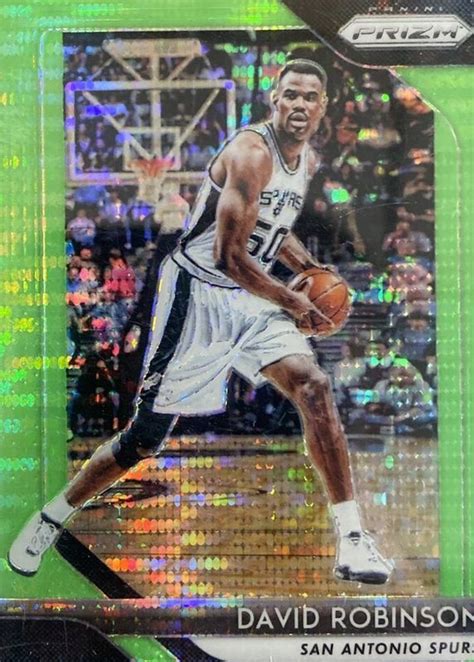 David Robinson Prizm Green Pulsar Price Guide Sports