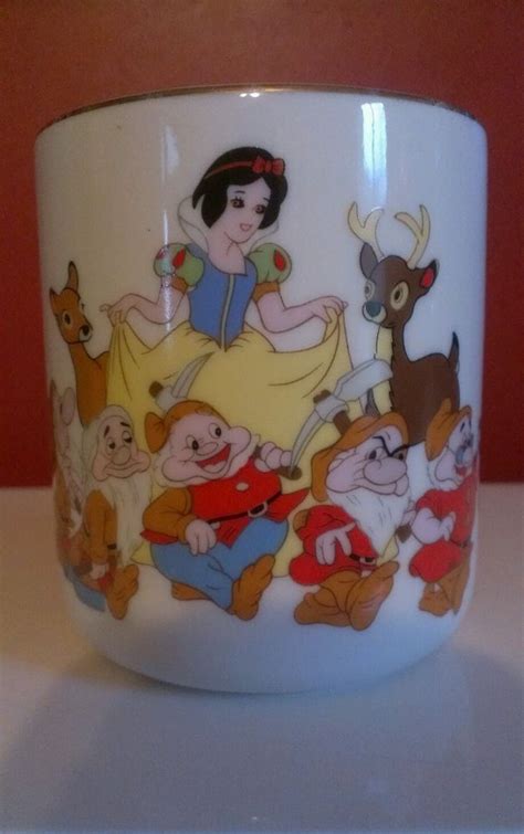 Vintage Walt Disney Snow White And The Seven Dwarfs Coffee Mug With