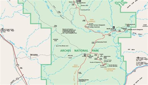 Official Arches National Park Map PDF