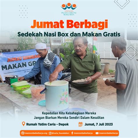 Jumat Berbagi Juli Yayasan Insan Cerdas Berkarya