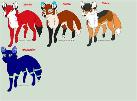 Fox Ocs By Asherthecrimsonfox On Deviantart