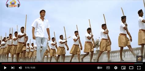 Is this an RSS reference in Okkadu Movie in 2003? : r/tollywood