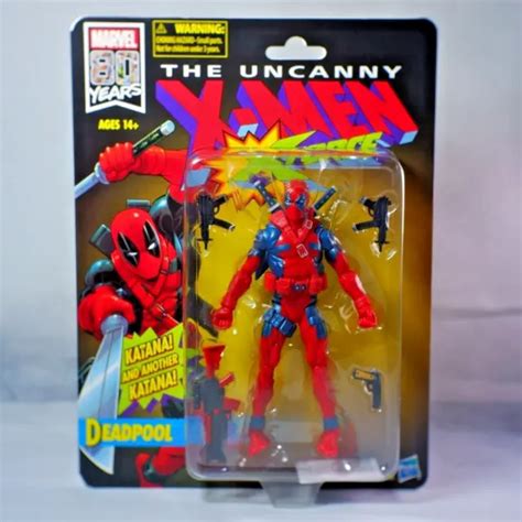 DEADPOOL ACTION FIGURE Marvel Legends Retro Spider Man Series 6 Inch