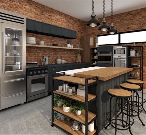 22+ Industrial Kitchen Cabinets Pics - AR Home Design