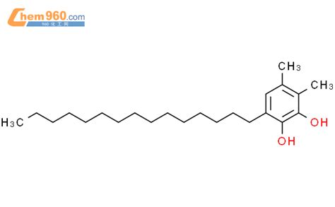 101191 68 8 1 2 Benzenediol 3 4 dimethyl 6 pentadecyl 化学式结构式分子式mol