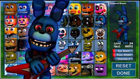 Adv Unwithered Bonnie In Fnaf World Mod Youtube