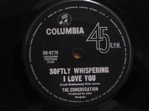 The Congregation Softly Whispering I Love You Vinyl Discogs