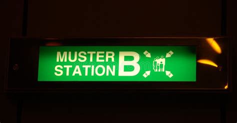 Muster Station A stock photo. Image of safety, transportation - 129334792