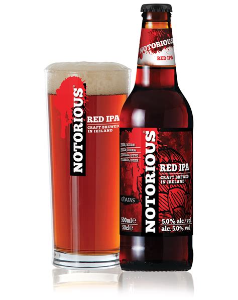 Notorious Red Ipa Oharas Carlow Brewing Company