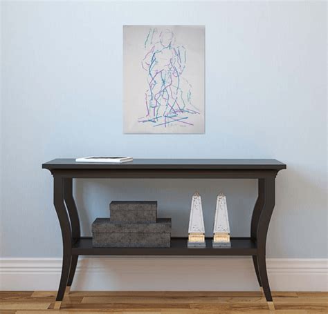 Study Of A Male Nude Life Drawing No 635 Pastel Drawing By Ian McKay Artfinder