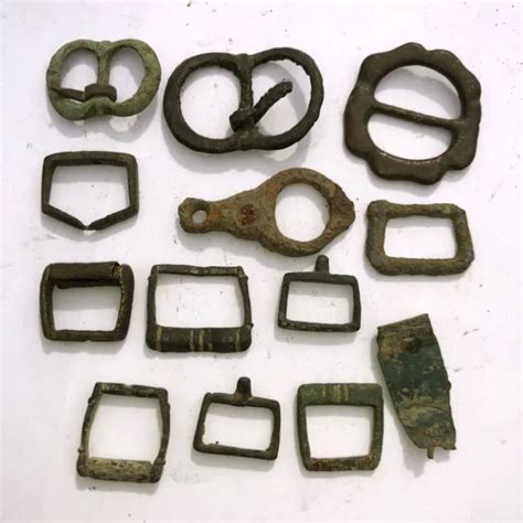 Collection 12 Small Buckles Dated 1400 1550 Metal Detecting Finds £14 00 Picclick Uk