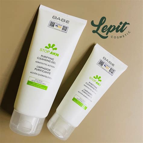 Sữa Rửa Mặt Cho Da Dầu Mụn Babe Stop Akn Purifying Cleansing Gel 100ml 200ml Shopee Việt Nam