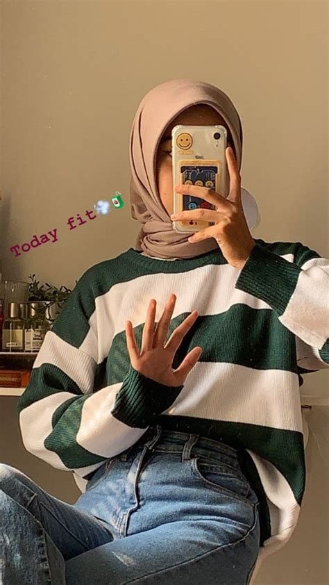 Pin Oleh Yessi Di Ootd Gaya Hijab Pakaian Estetika Gaya