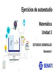 Ejercicios De Autoestudio U Miguel Docx Matem Tica Unidad